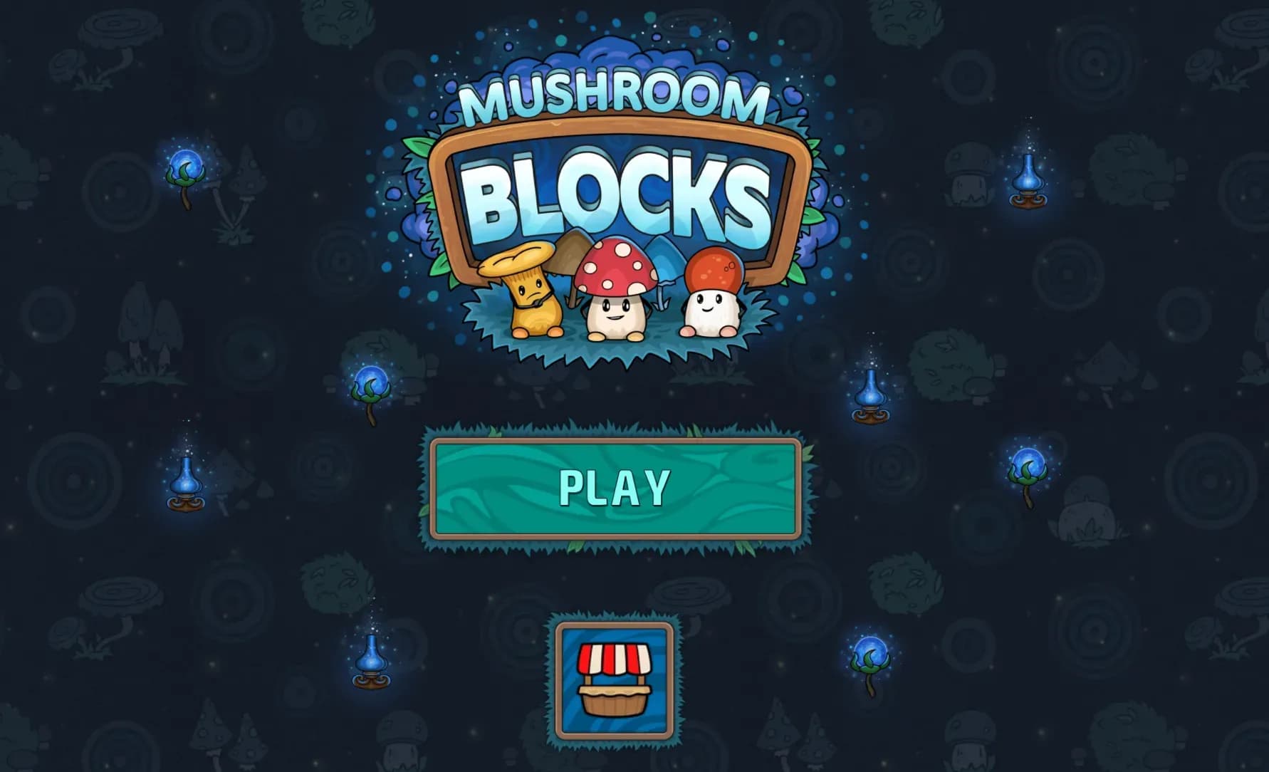 Mushroom blocks | Play puzzle clicker game online free